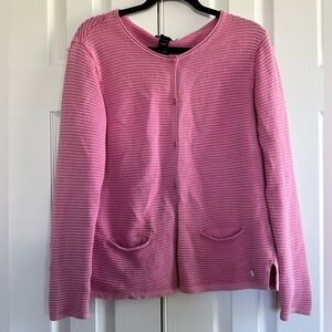 Olsen link ribbed cardigan size 8 Medium